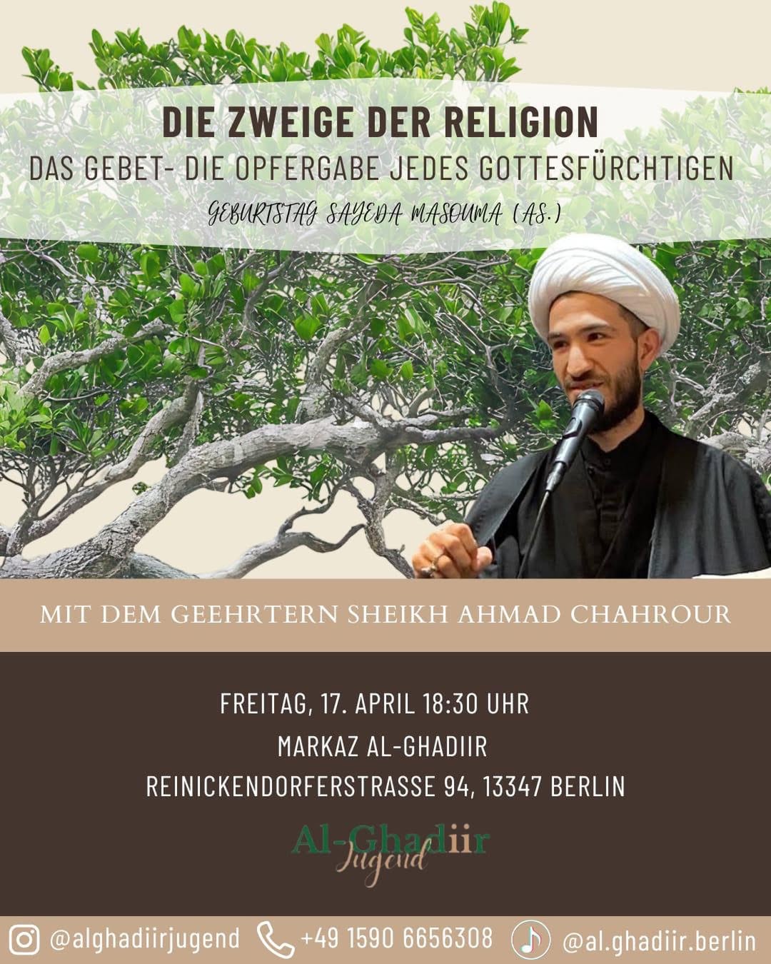 DIE ZWEIGE DER RELIGION flyer