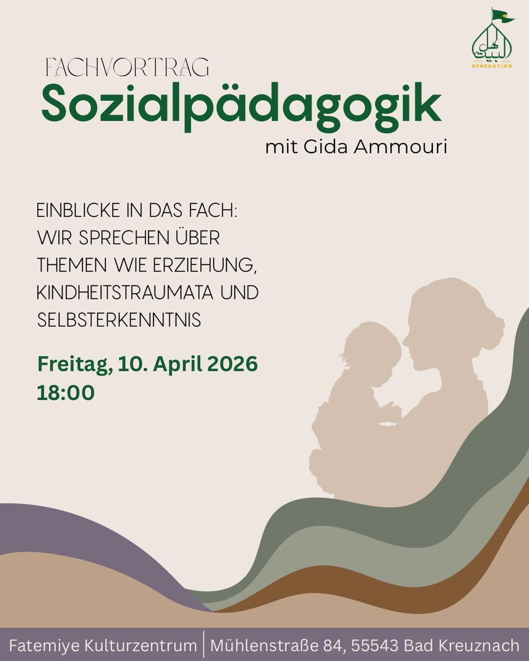 Fachvortrag: Sozialpädagogik mit Gida Ammouri flyer